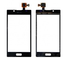 Тачскрин (сенсор) для LG P700 Optimus L7/ P705/ P750, чёрный big ic(6mm)/ small ic(5mm)